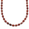 Jasper Navajo Genuine Sterling Silver Bead Necklace AX100046